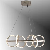 TT Aydınlatma TT314-FSR  Büyük Sarmal Modeli Fransız Sarı Kaplama Led Avize thumbnail 1