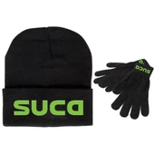 Suca Logolu Dokuma Eldiven Ve Bere - 1