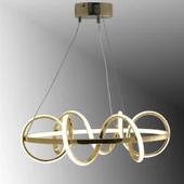 TT Aydınlatma TT314-SR  Büyük Sarmal Modeli Sarı Kaplama Led Avize thumbnail 1