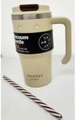 Shotay Termos Bardak Seyahat ve Outdoor 650Ml Krem - 2