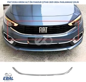 Fiat Egea Krom Ön Alt Panjur Çıtası Hb - Sd 2021-2024 Paslanmaz Çelik thumbnail 1