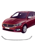 Fiat Egea Krom Far Kaşı 2 Parça + Ön Panjur Alt Çıtası Krom 2015-2019 Paslanmaz Çelik - 4