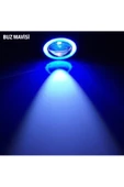 Ford Transit Tüm Modeller Uyumlu, Universal Mercekli Led Angel Sis Farı, 76mm Buz Mavi Renk - 5