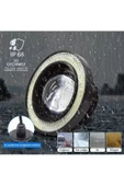 Fiat Doblo D1 Uyumlu, Universal Mercekli Led Angel Sis Farı, 76mm Buz Mavi Renk - 6