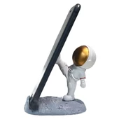 Tutucu Kaymaz Taban Hafif Taşınabilir Mini Astronot Model Telefon Tablet Stant - 8