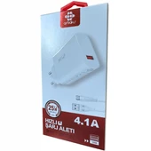 4.1A 25W QC3 TYPE-C Hızlı Şarj Aleti Arbaks Arb-017-Beyaz - 1