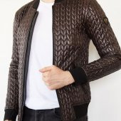 Kahverengi Kapitone Mont 1KXE4-44156-18 - 1