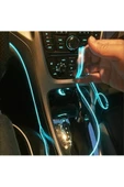 Araç Içi Aydınlatma Ip Şerit Torpido Led Ip Neon Dekoratif Buz Mavisi 2 Metre - 3