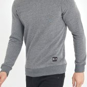 Gri Yumuşak Dokulu Basic Bisiklet Yaka Sweatshirt 1KXE8-44486-03 - 7