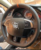 Citroen C4 2012 Araca Özel Direksiyon Kılıfı (NOKTA KARBON TURUNCU YÜZÜK) thumbnail 1