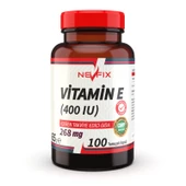 Nevfix Vitamin E 400 IU (268 MG) 100 Yumuşak Kapsül - 1