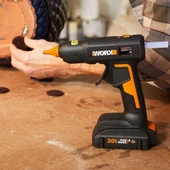 WORX WX045.9 20Volt 11MM Profesyonel Sıcak Mum Silikon Tabancası + 10 Silikon (Akü Dahil Değildir) - 5