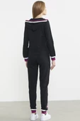 Renkli Biye Detaylı Jogger Eşofman Takım - Siyah thumbnail 6