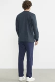 Desenli Pamuk Pijama Takım - Yeşil - 6
