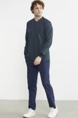 Desenli Pamuk Pijama Takım - Yeşil - 4