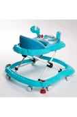 ÜNAL Lüx Oyuncaklı Müzikli Ve Işıklı 3 Kademeli Örümcek Bebek Mavi Yürüteç - 4