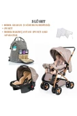 ÜNAL Travel Sistem Bebek Arabası Taşıma Puseti Ve Anne Bebek Bakım Çantası - 1