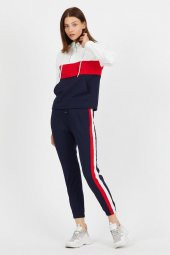 Atlas Kumaş  Garnili Zara Model İkili Eşofman Takımı 8265 - 11