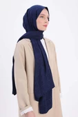 Lacivert-Desenli Jakar Şal thumbnail 3