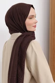 Acı Kahve-Desenli Jakar Şal thumbnail 1