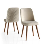Modern Yemek Odası Mutfak Sandalyesi Venedik 2 Li Set - 3