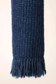 Lacivert-Triko Püsküllü Şal thumbnail 1