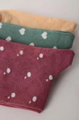 Bordo-Kavun-Yeşil-3 Lü Soket Çorap Set thumbnail 2