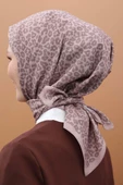 Leopar-Desenli Pamuk Viskon Şal thumbnail 4