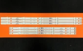 BM-154 (3X5LED-3X4LED) LG 49" B-1047 RTL1262 44,6CM 54,5CM 49UJ701V 49UJ651V 17Y 49UJ65 35880 35881 - 1