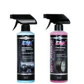 DVX Araç Bakım Seti Lastik Parlatıcı ve Torpido Sütü 16 Oz 473 ml - 1