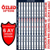 BM-20 (10X6LED) ARÇELİK 48" B-246 RTL0246 2013ARC48 ZCC606 B40 3228N1 52.3CM 6 LEDLİ - 1