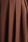 Kahve-Pileli Kloş Etek thumbnail 4