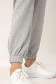 Gri Melanj-Jogger Eşofman Altı - 5
