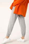 Gri Melanj-Jogger Eşofman Altı - 2
