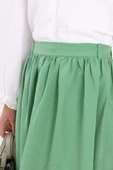 Yeşil-Keten Kloş Etek thumbnail 5