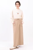 Bej-İki Cepli Etek thumbnail 4