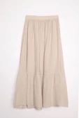 Taş-%100 Pamuklu Kloş Etek - 6