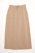 Bej-İki Cepli Etek thumbnail 7