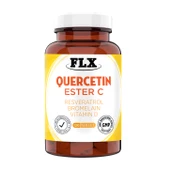 Flx Kuersetin Ester C Resveratrol ve Bromelain 120 Tablet thumbnail 1