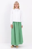 Yeşil-Keten Kloş Etek thumbnail 2