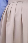 Taş-Beli Pileli Kloş Etek - 5