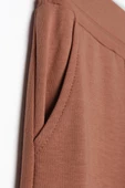 Kahve-Cepli Eşofman Altı - 5