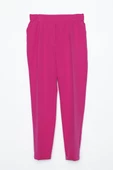 Fuşya-Beli Lastikli Havuc Pantolon thumbnail 6