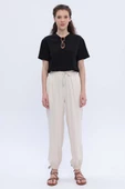 Ekru-Jogger Pantolon - 2