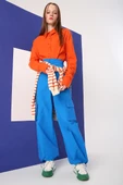 Saks-Kargo Cepli Paçası Büzgülü Paraşüt Pantolon - 1