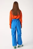 Saks-Kargo Cepli Paçası Büzgülü Paraşüt Pantolon - 4