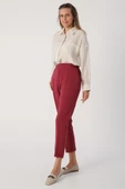 Vişne Çürüğü-Beli Lastikli Havuc Pantolon thumbnail 3