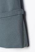 Pastel Yeşili-Pamuklu Geniş Paça Katlamalı Likralı Pantolon - 6