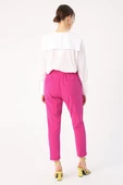Fuşya-Beli Lastikli Havuc Pantolon thumbnail 4