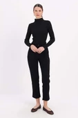 Siyah-Rahat Kalıp Dar Paça Pantolon thumbnail 1